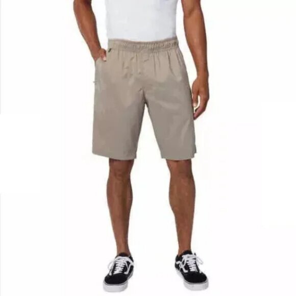 NEW Voyager Performance Elastic Waist Pull On Travel Hiking UPF 50 Shorts 34 36 - Picture 1 of 3